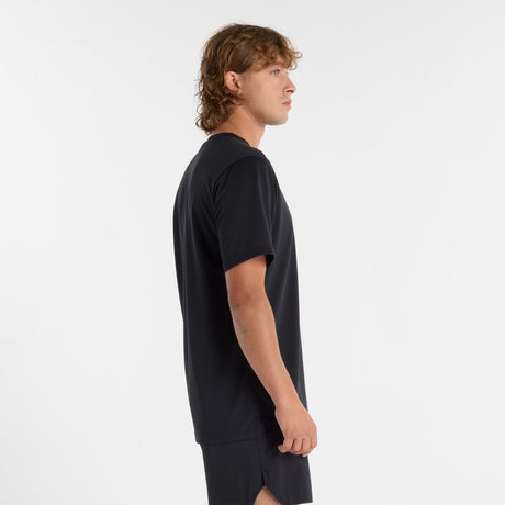 Męska koszulka sportowa z krótkim rękawem New Balance Sport - czarna