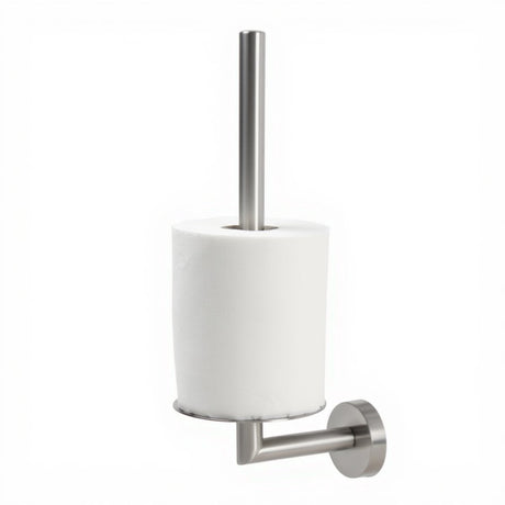 Hush. living hush living - reserve toiletrolhouder - wandmontage - geschikt voor 2 rollen toiletpapier - inclusief bevestigingsmateriaal - rvs