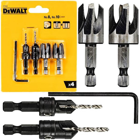Dewalt dt7620-qz - zestaw kombinacji narzędzi - 4-częściowy - do obróbki drewna - chwyt sześciokątny