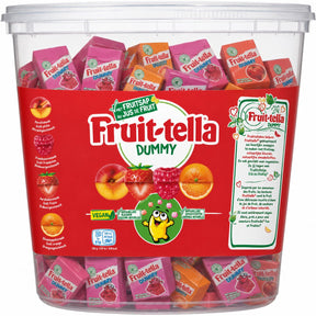 Fruit-tella fruittella dummy silo - snoep - vegan - 1x660gr