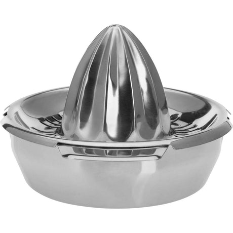 Wyciskarka do cytrusów Westmark ze zbiornikiem na sok, średnica: 13,8 cm, pojemność: 350 ml, stal nierdzewna, srebro, 30942260
