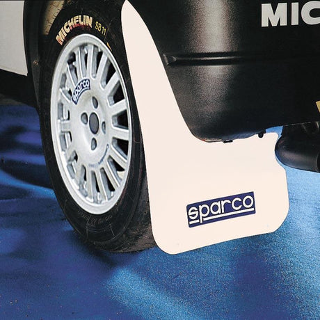 Chlapacze uniwersalne Sparco „duże” - białe, komplet 2 sztuki