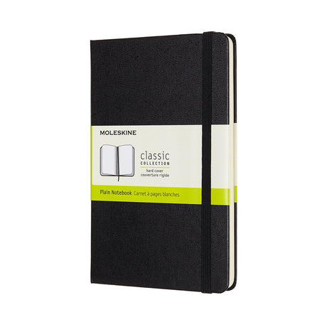 Klasyczny notatnik Moleskine - średni - twarda oprawa - pusty - czarny