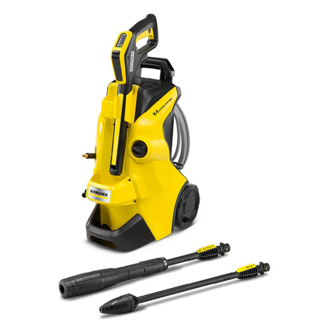 Myjka wysokociśnieniowa Kärcher k 4 power control flex - wąż wysokociśnieniowy premiumflex - 130 bar - 420 l h - 30 m² - nadaje się m.in. samochód - rowery - taras - motocykle - ogrodzenia i meble ogrodowe