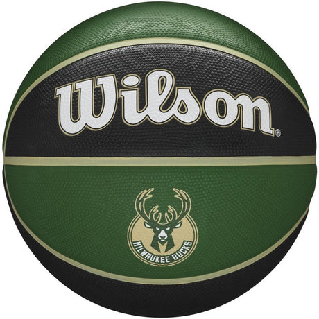 Buty do koszykówki Wilson NBA Milwaukee Bucks w rozmiarze 7 - na zewnątrz