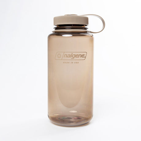 Nalgene - butelka z szeroką szyjką - butelka do picia - butelka na wodę - szczelna - 1000 ml - bez BPA - podtrzymania - mokka