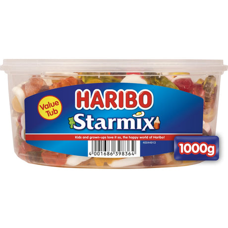Haribo starmix - mieszanka cukierków o smakach owocowych - silos 1kg