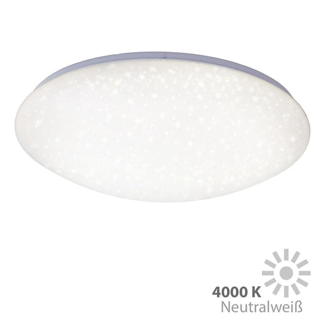 Briloner vipe - lampa sufitowa - lampa sufitowa z dekorem gwiazdowym - LED - 24 waty - 2400 lumenów - 4000 kelwinów - ø 49cm