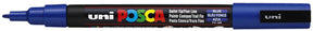 Zakreślacz Posca szt.-3m niebieski 6 sztuk