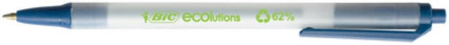 Bic clic stic ecolutions - niebieski - 1 szt. - średni punkt 1 mm