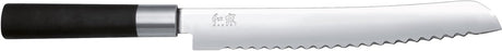 Nóż do chleba Kai wasabi czarny - 23 cm -