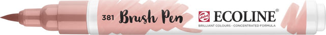 Brushpen ecoline - - pastelowe brzoskwiniowo-talensy