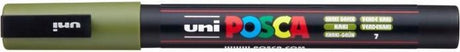Marker farbowy Uni posca pc3m khaki - okrągła końcówka do 1,3 mm