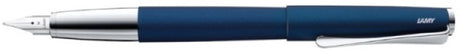 Pióro wieczne Lamy studio imperialblue - uniwersalne pióro wieczne w eleganckiej, całkowicie metalowej obudowie - z klipsem w kształcie śmigła, stalówką ze stali o szerokości linii b - w zestawie. wkład atramentowy t 10 niebieski