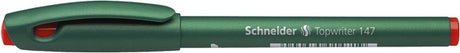 Przybory do pisania Schneider cienkopis schneider topwriter 147 0,6 mm czerwone pudełko 10 sztuk