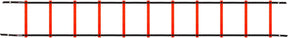 Avento speedladder - loopladder voetbal - 4 meter - oranje