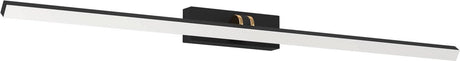 Eglo verdello spiegellamp - led - 60 cm - zwart geelkoper wit