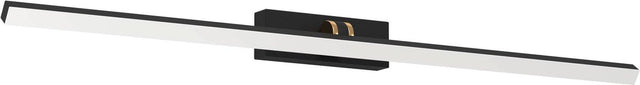 Eglo verdello spiegellamp - led - 60 cm - zwart geelkoper wit