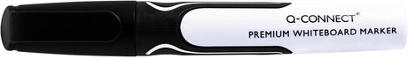 Marker do tablic suchościeralnych Q-connect premium, 3 mm, okrągła końcówka, czarny 10 sztuk