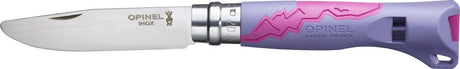 Scyzoryk outdoorowy junior Opinel nr 07 - stal nierdzewna - fiolet