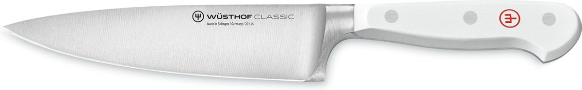 Wusthof classic white - koksmes - 16cm - rvs