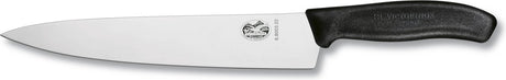 Klasyczny nóż szefa kuchni Victorinox Swiss - 22 cm - włókno ze stali nierdzewnej - czarny - blister
