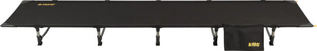 Abbey camp campingbed - 192 x 69 x 15 cm - compact lichtgewicht - zwart