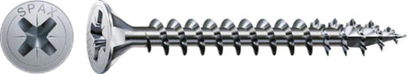 Wkręt uniwersalny Spax, 5 x 40 mm, 360 szt., gwint pełny, łeb stożkowy, nacięcie krzyżowe z, 4 nacięcia, YOLOX - 8000000288265