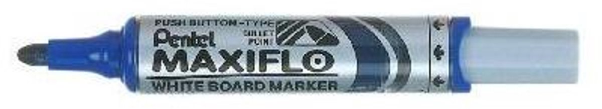 Marker do tablic suchościeralnych Pentel maxiflo 3mm okrągły niebieski