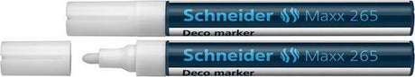 Przyrządy do pisania Schneider Marker kredowy Schneider - maxx 265 - biały - 2 sztuki - s-126549-2