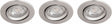 Philips led philips sparkle inbouwspot - 3-lichts - nikkel