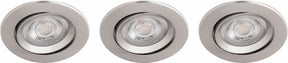 Philips led philips sparkle inbouwspot - 3-lichts - nikkel