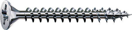 Wkręt uniwersalny Spax, 4 x 60 mm, 360 sztuk, gwint pełny, łeb stożkowy, łeb krzyżowy z2, 4cut, wirox - 8000000287480