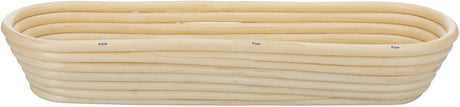 Kosz wyrastający Westmark na 1500-2000 g ciasta chlebowego, owalny, długość: ok. 40 cm, rattan, jasny beż