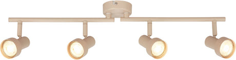 Briloner b.k.licht tapp - reflektor natynkowy - reflektor sufitowy (lampa sufitowa) - 4x oprawa gu10 - taupe beżowy - 60,5 cm