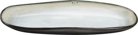 Medard de noblat - cień perłowy - mała owalna miska - 23 x 11 cm - 6 sztuk - kamionka