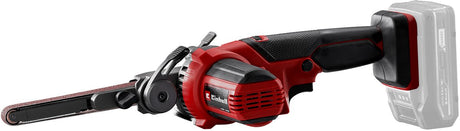 Akumulatorowa szlifierka taśmowa Einhell te-bf 18 li solo - moc x-change - 18 V Li-Ion - prędkość taśmy: 250-1700 m min - w komplecie. 12 taśm szlifierskich - w zestawie torba do przechowywania - nie dotyczy akumulator i ładowarka