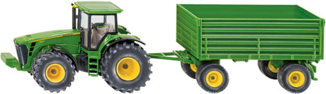 Siku 1953, traktor John Deere z wieszakiem, skala 1:50, metalowy plastik