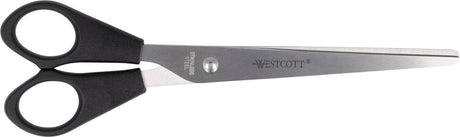 Nożyczki biurowe Westcott - 17,1 cm - ostrza ze stali nierdzewnej - czarny plastikowy uchwyt - leworęczny - ac-e31172