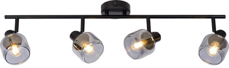 Lucide Bjorn - reflektor sufitowy (lampa sufitowa) - 4xe14 - czarny