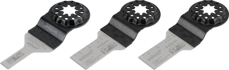 Wolfcraft - extra smalle multitool accessoireset voor hout zagen - 3-delig - 4235000