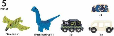 Pociąg akumulatorowy dinozaurów Brio World - pociąg na akumulator