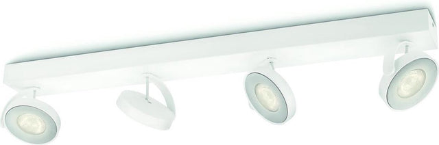 Philips led philips clockwork opbouwspot - 4-lichts - wit