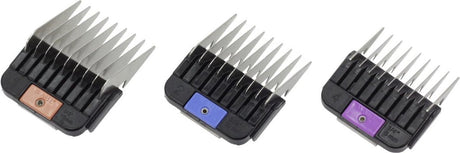 Zestaw grzebieni nasadkowych Moser typ 2 3 sztuki - maszynka do strzyżenia włosów - 6x10x13 mm