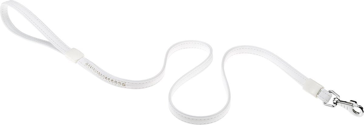 Ferplast hondenriem lux b 15 mm l 110 cm wit one size