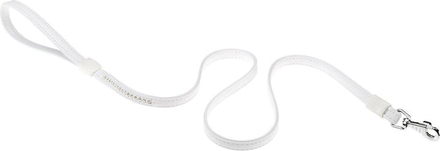 Ferplast hondenriem lux b 15 mm l 110 cm wit one size