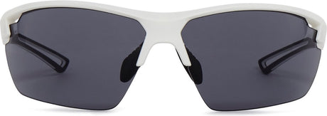 Agu valiant - sportbril - fietsbril - unisex - wit - grilamid tr90 - uv 400 - anti-allergene neuspads one size