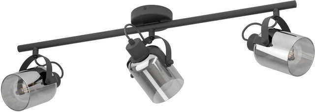 Eglo berregas spot - e27 - 77,5 cm - zwart grijs