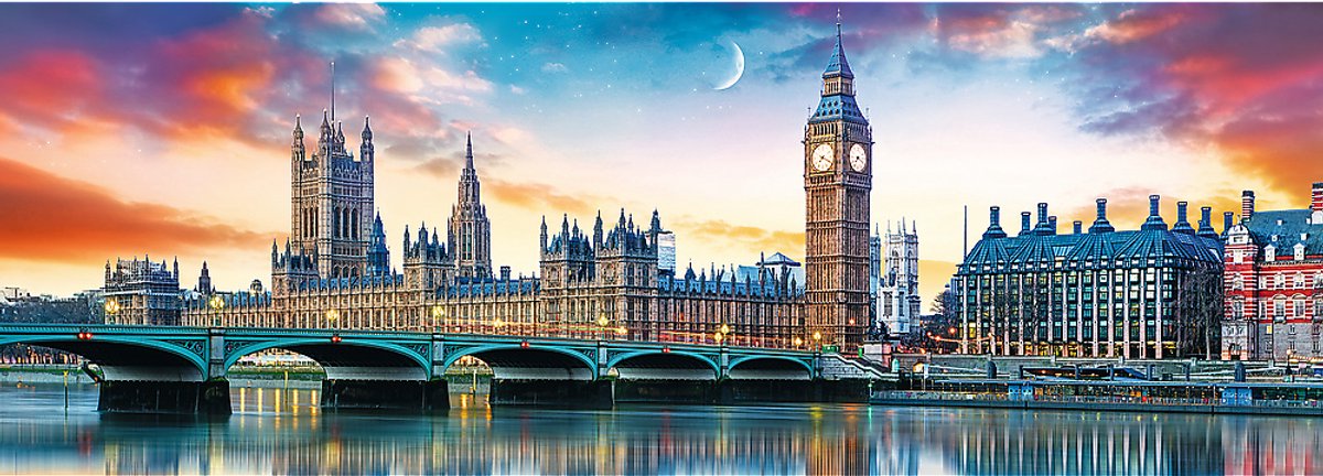 Puzzle Trefl Big Ben i Pałac Westminsterski w Londynie - 500 elementów - od 10 lat