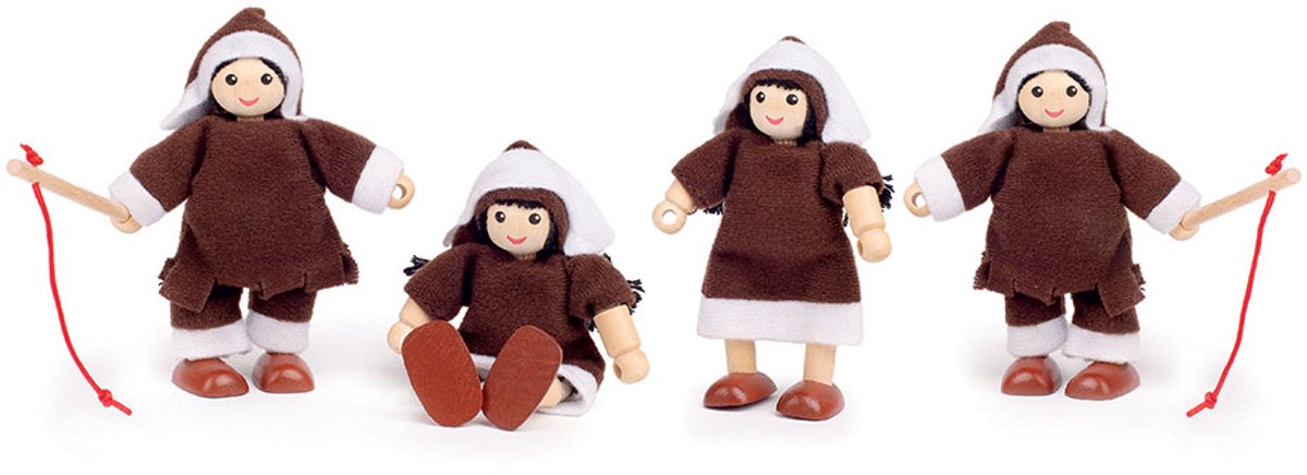 Lalki Inuit firmy Bigjigs